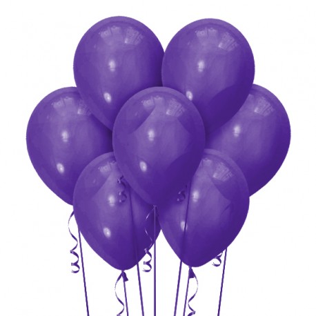 Набор из 7 шаров Purple Матовый 30 см