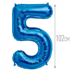 И 40 Цифра "5" синий / Five / 1 шт / (Испания)