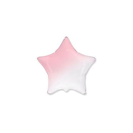 И 18 Звезда Бело-Розовый градиент / Star White-Pink gradient / 1 шт / (Испания)
