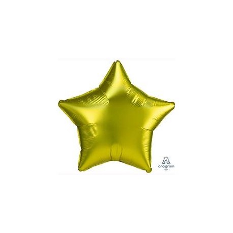 Шар Звезда Сатин Lemon, 46 см