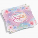 В Салфетки "С Днем Рождения" Ванильное небо / набор 12 шт. / (Китай)