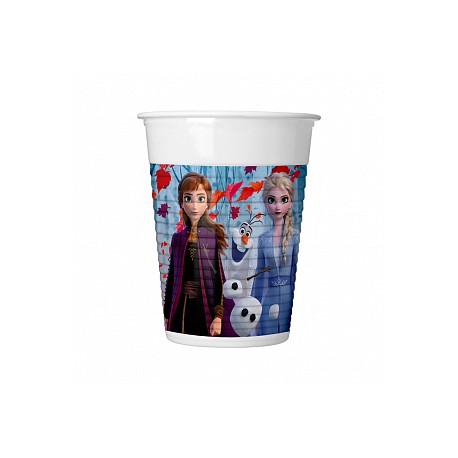 P Стаканы пластиковые 200 мл "Холодное Сердце II" / Frozen 2 / набор 8 шт. / (Китай)