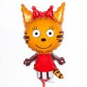 Шар с клапаном Мини-фигура, Три Кота, Карамелька 30см