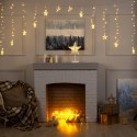 БАХРОМА DECOR. "Арка звёзды", IP20, УМС, Ш:2.5 м, В:1.2 м, Н.С. LED-136-220V, 8 р., Т/БЕЛЫЙ 3612418
