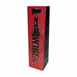 Пакет подарочный "Wine not?" / 10*36*10 см (Китай)