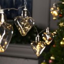 НИТЬ ROSA. 3 м, с насад. “Лампочки сердца” 8 см, IP20, Н.С. LED-80-12V, 8 режимов, Т/БЕЛЫЙ 6929855