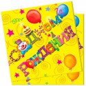 P Салфетки С Днем Рождения Русская Версия 33см X 33см 12шт