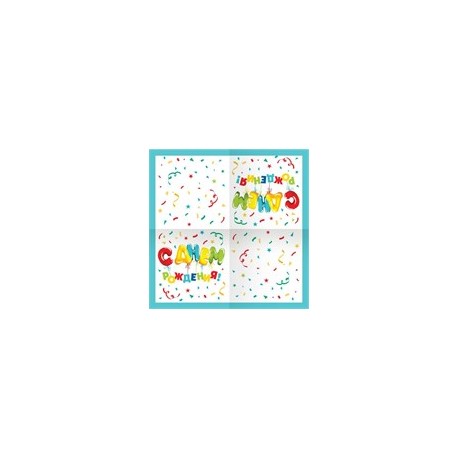 P Салфетки СДР Шарики 33см X 33см 12шт