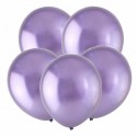 Т Метал 5 Зеркальные шары, Сиреневый / Mirror Violet / 50 шт. /, Латексный шар (Турция)