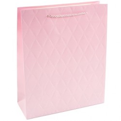 Пакет подарочный, Нежные ромбы, Дизайн №4, Градиент, 32*26*10 см, 1 шт.