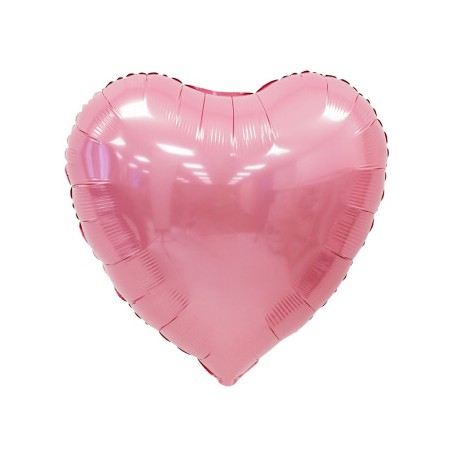 К 5 Сердце нежно-розовое / Heart Baby Pink / 1 шт. / Фольгированный шар (Китай)