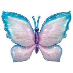 К 40 Бабочка нежная / Gentle butterfly / 1 шт /, Фольгированный шар (Китай)