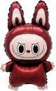 Шар с клапаном (17''/43 см) Мини-фигура, Плюшевый эльф, Коричневый, 1 шт.