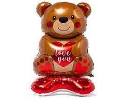 К ФИГУРА AIR Мишка с сердцем ILY
