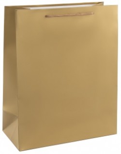 Пакет подарочный, 210гр, Классика, Золото, 42*31*12 см, 1 шт.