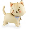 Шар фольгированный Фигура AIR Кот на колесиках, 75см