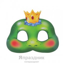 Маска карнавальная "Царевна-лягушка", 19,6 х 16,5 см